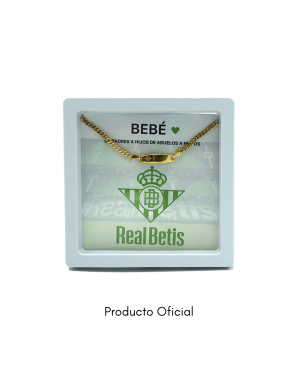ESCLAVA BEBÉ CON TARJETA OFICIAL REAL BETIS BALOMPIÉ...
