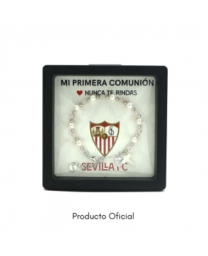 PULSERA CRUZ NACAR CON TARJETA OFICIAL SEVILLA F.C /...