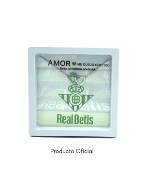 GARGANTILLA AMOR CON TARJETA OFICIAL REAL BETIS...