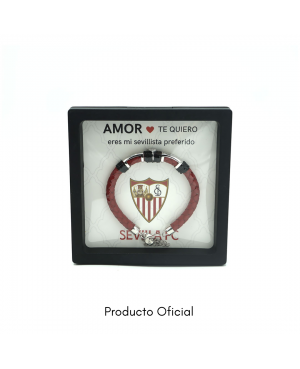 PULSERA TE QUIERO CON TARJETA OFICIAL SEVILLA F.C /...