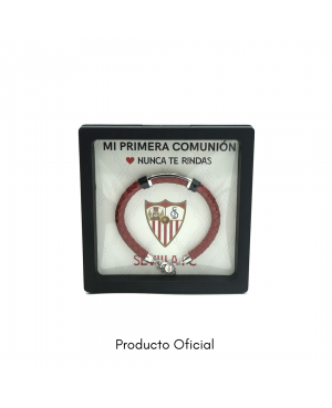 PULSERA PLACA CON TARJETA OFICIAL SEVILLA F.C /...