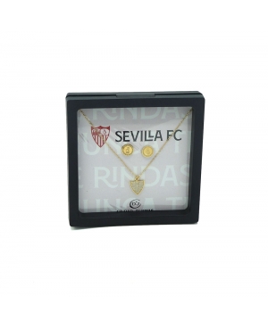 CONJUNTO OFICIAL PLATA CHAPADO ORO GARGANTILLA Y...
