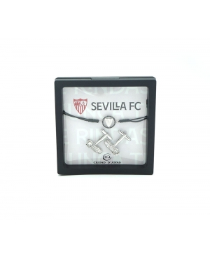 CONJUNTO OFICIAL PULSERA PLATA Y GEMELOS ACERO SFC