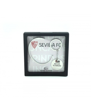 CONJUNTO OFICIAL ACERO LLAVERO Y BRAZALETE SFC