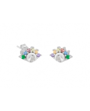 PENDIENTES CIRCONITAS EN PLATA DE LEY / JMD0508246