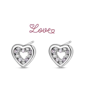 PENDIENTES CORAZÓN PLATA DE LEY