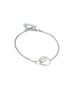 PULSERA OSO PLATA DE LEY