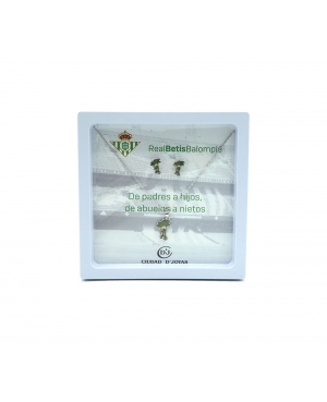 CONJUNTO OFICIAL PLATA GARGANTILLA Y PENDIENTES...