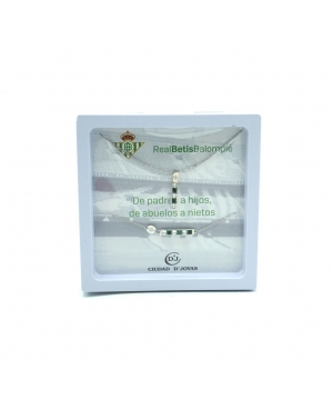 CONJUNTO OFICIAL PLATA GARGANTILLA Y PULSERA RBB