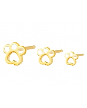 Pendientes Mini Huella Animal