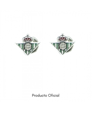 PENDIENTES ESCUDO OFICIAL REAL BETIS BALOMPIÉ / CJ3013A