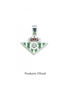 COLGANTE ESCUDO ESMALTE OFICIAL REAL BETIS BALOMPIÉ...