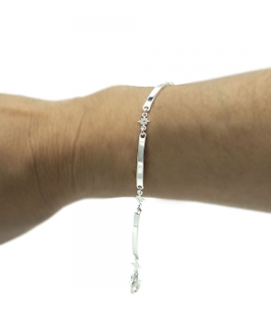 Pulsera plata estrella polar