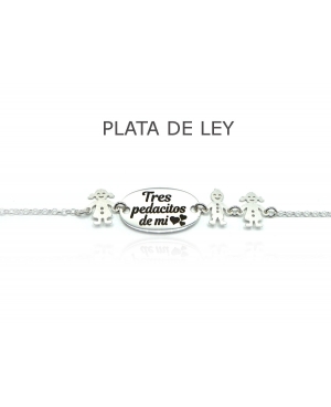 PULSERA EN PLATA DE LEY / PLP-3P3N