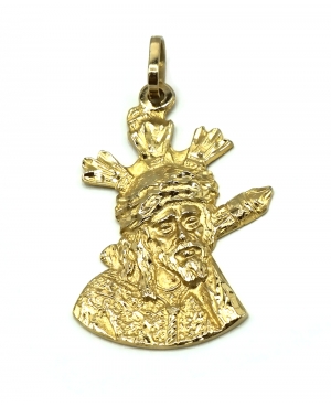 COLGANTE CRISTO DEL GRAN PODER ORO 18KL