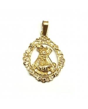 COLGANTE CRISTO DEL GRAN PODER ORO 18KL