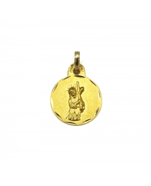 MEDALLA CRISTO DEL GRAN PODER ORO 18KL