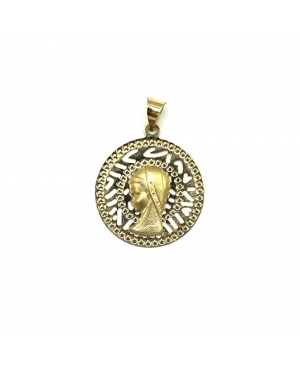 MEDALLA VIRGEN NIÑA ORO 18KL