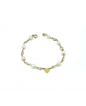 PULSERA CORAZÓN ORO 18KL / OT14102503