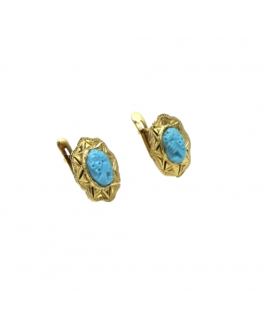 PENDIENTES CAMAFEO ORO 18KL / OT16102501