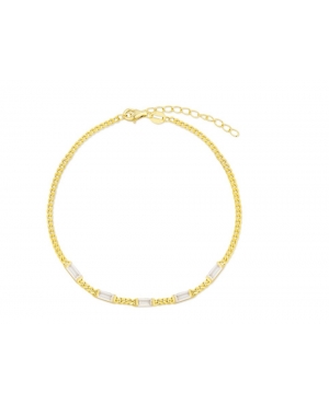 PULSERA PLATA CHAPADA / JMD25112520