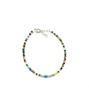 PULSERA COLORES  EN PLATA DE LEY / MC2509255