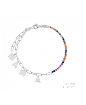 PULSERA MAMÁ PLATA DE LEY / JMD27122349