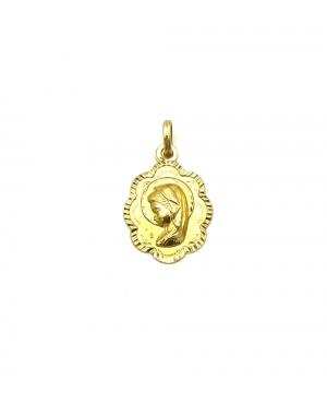 MEDALLA VIRGEN NIÑA ORO 18KL