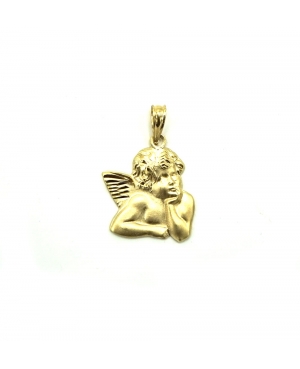 COLGANTE ÁNGEL DE LA GUARDA ORO 18KL