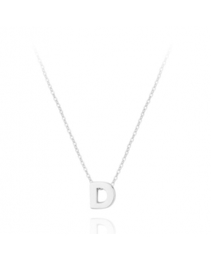GARGANTILLA LETRA D PLATA DE LEY / JMD26032603/D