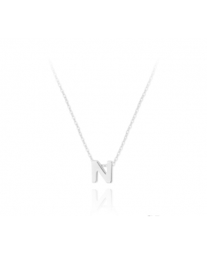 GARGANTILLA LETRA N PLATA DE LEY / JMD26032603/N