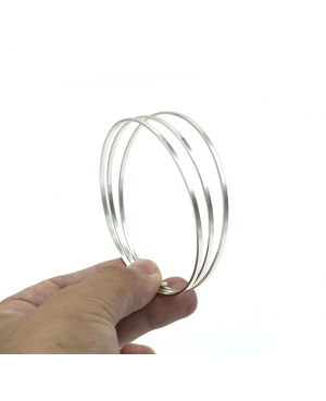 PULSERA ARO FIN DE SEMANA PLATA DE LEY / PT1706263