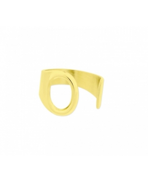 ANILLO LETRA O ACERO DORADO / JMD3007244