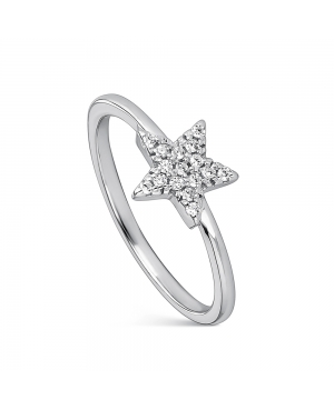 ANILLO ESTRELLA CIRCONITAS PLATA DE LEY / PR26012125
