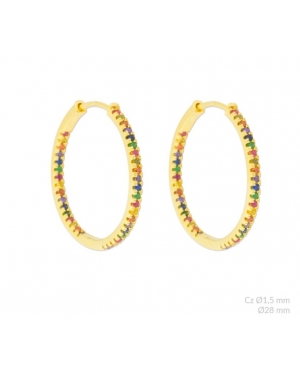 ARGOLLAS CIRCONITAS PLATA CHAPADA / JMD2410232