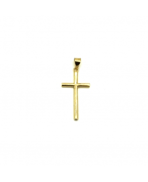 COLGANTE CRUZ EN PLATA CHAPADA / JMD24022611