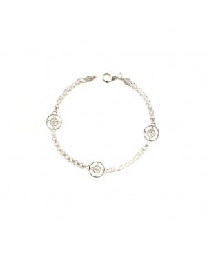 PULSERA NUDO DE BRUJA PLATA DE LEY / PT2207261