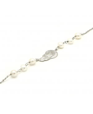 PULSERA VIRGEN NIÑA PLATA DE LEY / LP1263-2/1