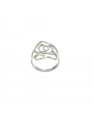 ANILLO FLOR PLATA DE LEY / VM0302204