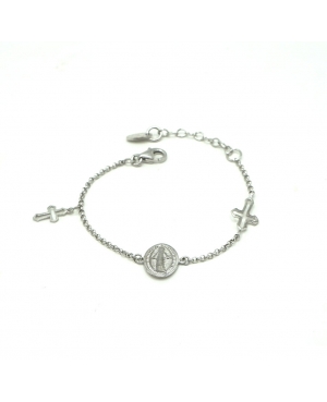 PULSERA PLATA DE LEY LOTUS / LP/1268-2/1