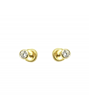 PENDIENTES ORO 18KL / JLA44