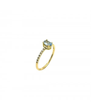 SORTIJA ORO 18KL PIEDRA CELESTE / JL2505224