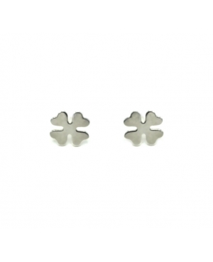PENDIENTES TREBOL PLATA DE LEY / VI0712203