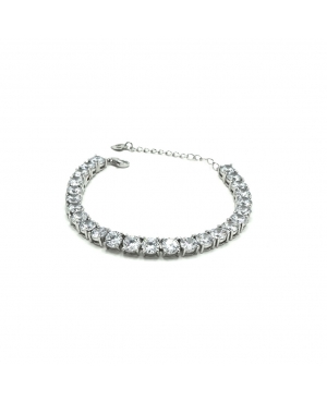 PULSERA CIRCONITAS EN PLATA DE LEY / PR27091713