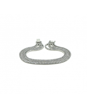PULSERA CIRCONITAS PLATA DE LEY / PR07031610