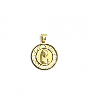 MEDALLA VIRGEN NIÑA ORO 18KL / JL28072611