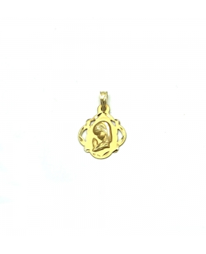 MEDALLA VIRGEN NIÑA ORO 18KL / JL28072610