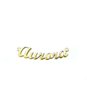 COLGANTE NOMBRE AURORA ORO 18KL / CDJ2212251