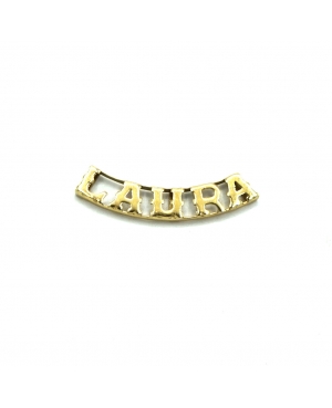 COLGANTE NOMBRE LAURA ORO 18KL / CDJ2212253