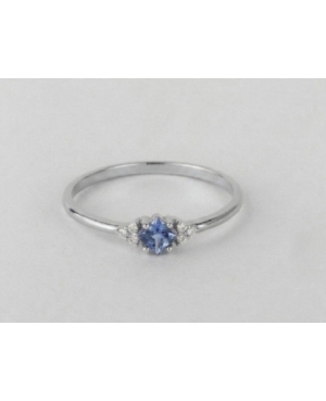 ANILLOS CIRCONITAS BLANCAS Y CELESTE PLATA DE LEY...